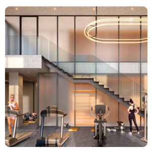 Climatização do lounge de eventos, espaço fitness e sala de massagem