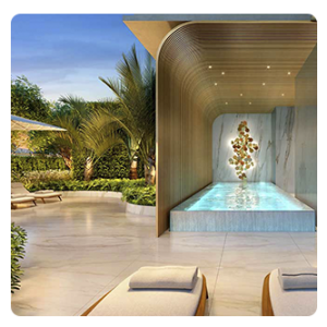 Spa indoor para momentos de tranquilidade.